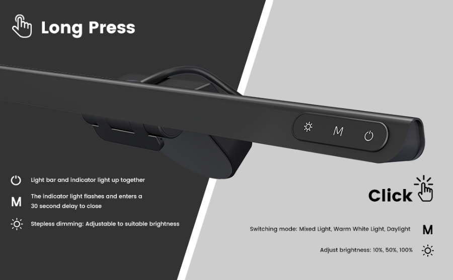 Yeelight Rechargeable Monitor Light Bar by  in  - EC MALL