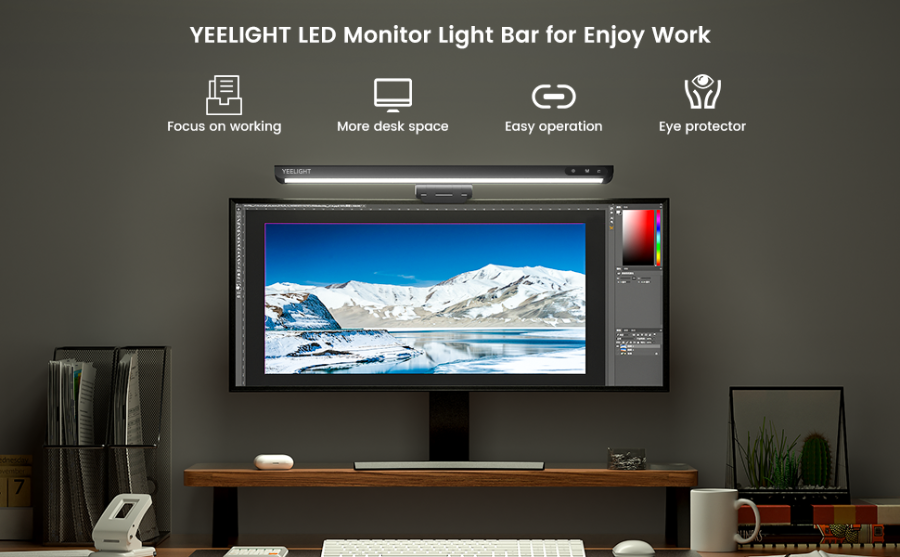 Yeelight Rechargeable Monitor Light Bar by  in  - EC MALL