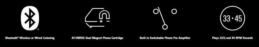 Audio-Technica AT-LP3XBT เครื่องเล่นแผ่นเสียงอัตโนมัติ by  in  - EC MALL