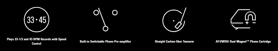 Audio-Technica AT-LPW40WN เครื่องเล่นแผ่นเสียงแบบแมนนวล by  in  - EC MALL