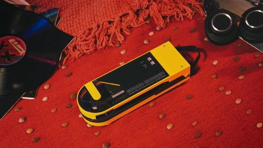 Audio-Technica AT-SB727 เครื่องเล่นแผ่นเสียงแบบพกพา Sound Burger Portable Bluetooth Turntable by  in  - EC MALL