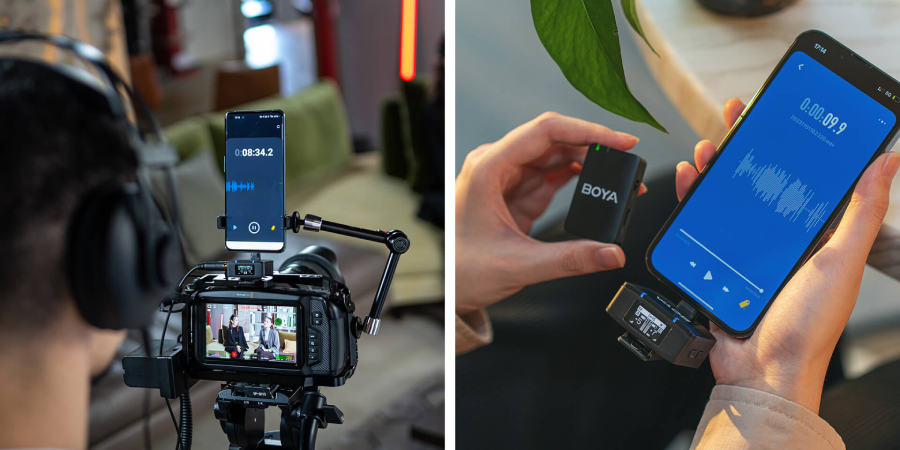 Boya BOYAMIC All-in-One Wireless Mic with On-Board REC by  in  - EC MALL