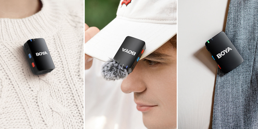 Boya BOYAMIC All-in-One Wireless Mic with On-Board REC by  in  - EC MALL