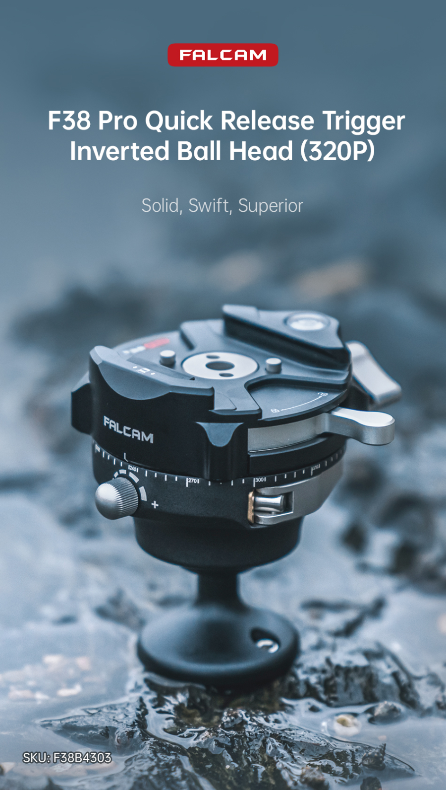 Falcam T00A4303 F38 Pro Quick Release Trigger Inverted Ball Head (320P) by  in  - EC MALL