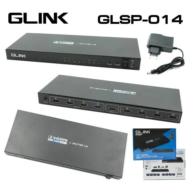 Glink GLSP-014 HDMI Splitter 1 Out 8 by  in  - EC MALL