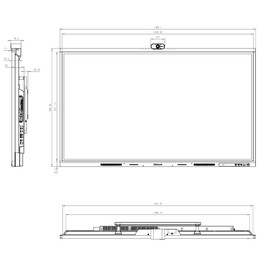 Hisense 65MR6DE 65" GoBoard Live - Advanced Interactive Display with Integrated 4K Camera by  in  - EC MALL
