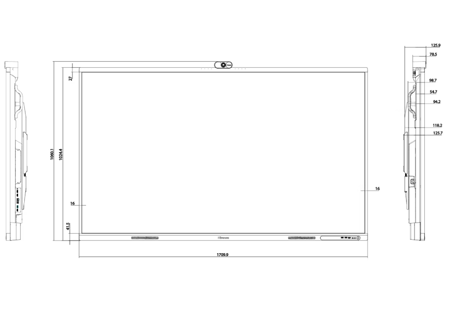 Hisense 75MR6DE 75" GoBoard Live - Advanced Interactive Display with Integrated 4K Camera by  in  - EC MALL