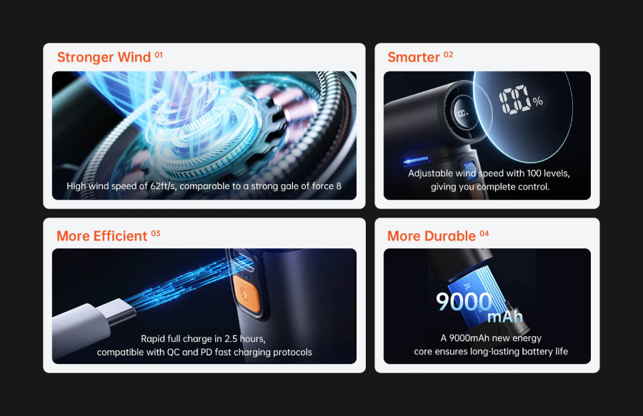 Jisulife FA55 Handheld Fan Ultra1 by  in  - EC MALL