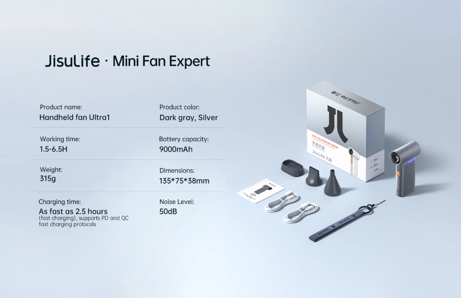Jisulife FA55 Handheld Fan Ultra1 by  in  - EC MALL