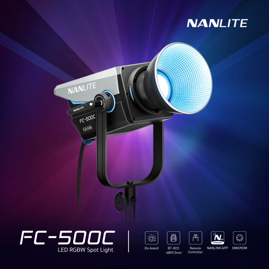 Nanlite FC-500C LED RGBW Spot Light by  in  - EC MALL