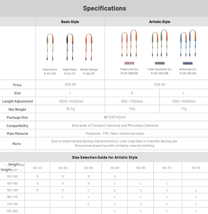 PGYTECH Camera Shoulder Strap Air by  in  - EC MALL
