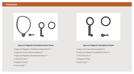 PGYTECH CapLock Magnetic Smartphone Neck Mount (P-GM238) by  in  - EC MALL