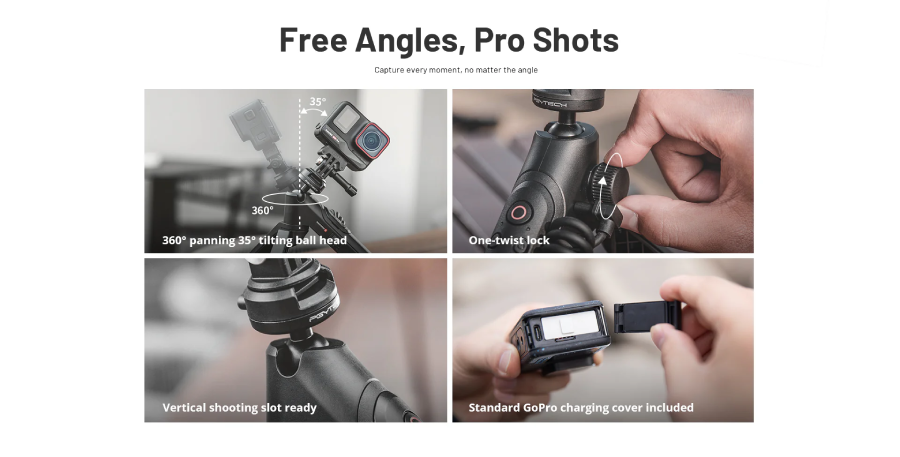 PGYTECH (P-GM-149) CapLock MantisPod Power For GoPro Edition by  in  - EC MALL