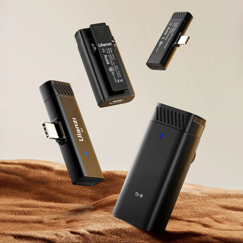 Ulanzi HM2301 Dual-Emitting Multi-Device Wireless Lavalier A005 by  in  - EC MALL