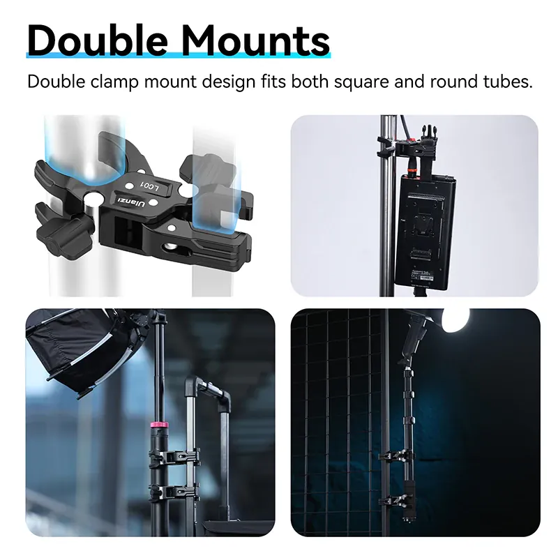 Ulanzi LC01 Super Clamp Double Mounts T017 by  in  - EC MALL