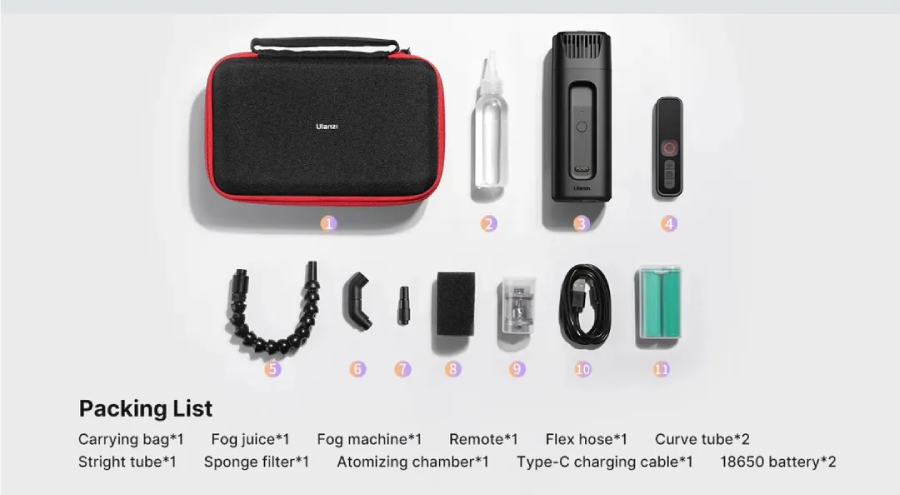 Ulanzi FM01 FILMOG Ace Portable Fog Machine เครื่องทำหมอกควัน สำหรับสร้างซีนในงานถ่ายภาพ ถ่าย Video by  in  - EC MALL