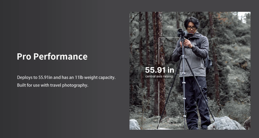 Ulanzi TT09 Video Go Carbon Fiber Travel Video Tripod by  in  - EC MALL