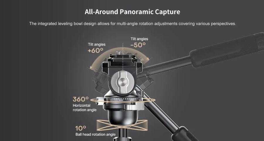 Ulanzi TT09 Video Go Carbon Fiber Travel Video Tripod by  in  - EC MALL