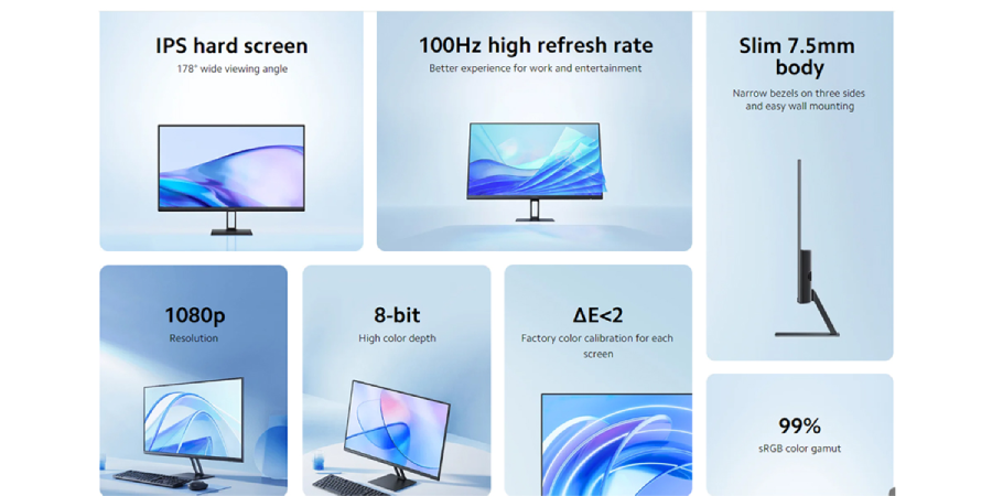 Xiaomi Monitor A27i เดสก์ท็อปมอนิเตอร์ ขนาด 27 นิ้ว by  in  - EC MALL