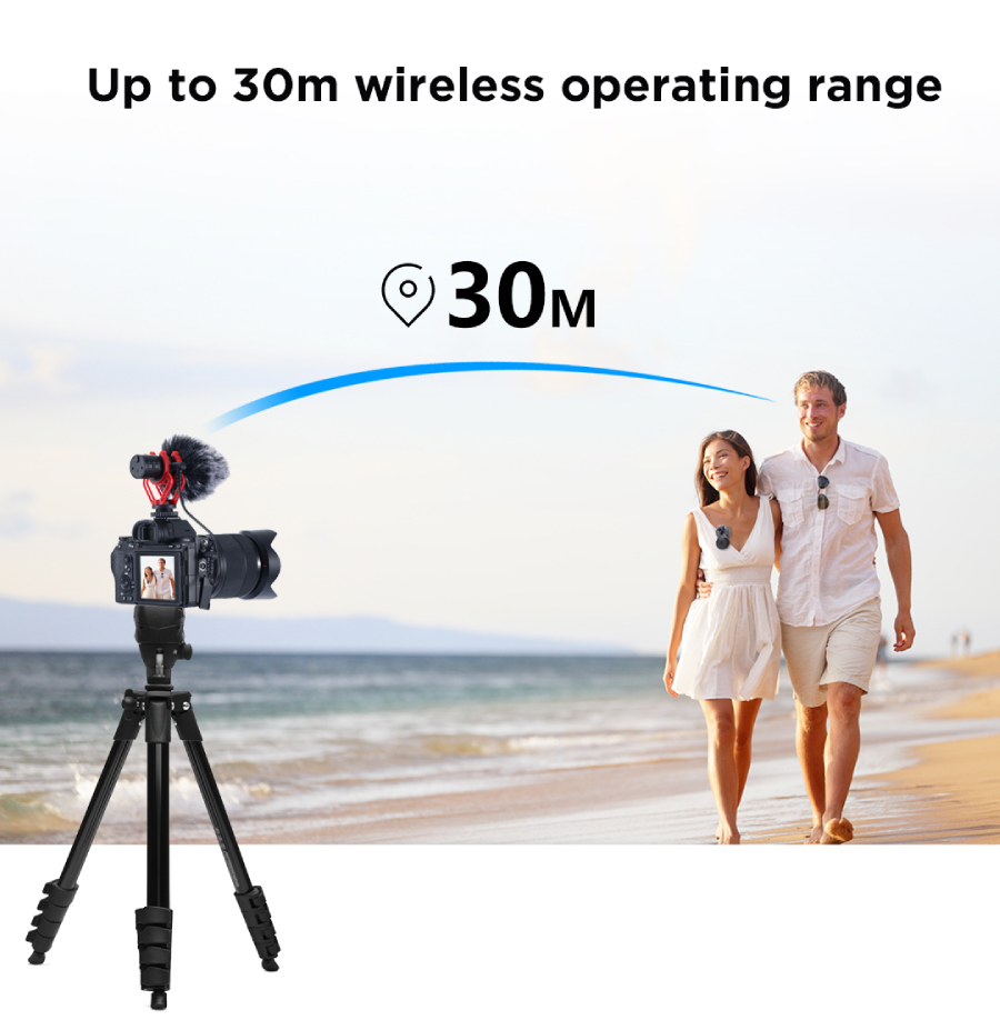 Boya BY-MM1W 2.4GHz Wireless Microphone System by  in  - EC MALL