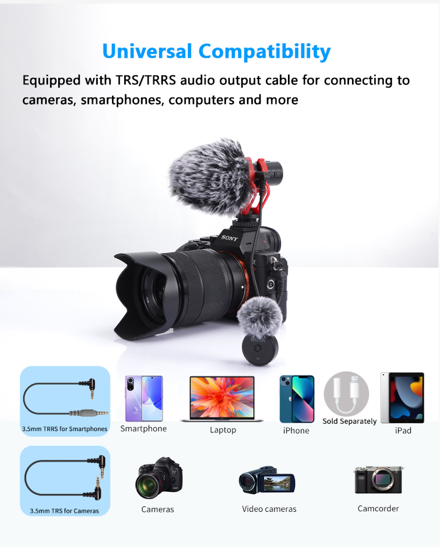 Boya BY-MM1W 2.4GHz Wireless Microphone System by  in  - EC MALL