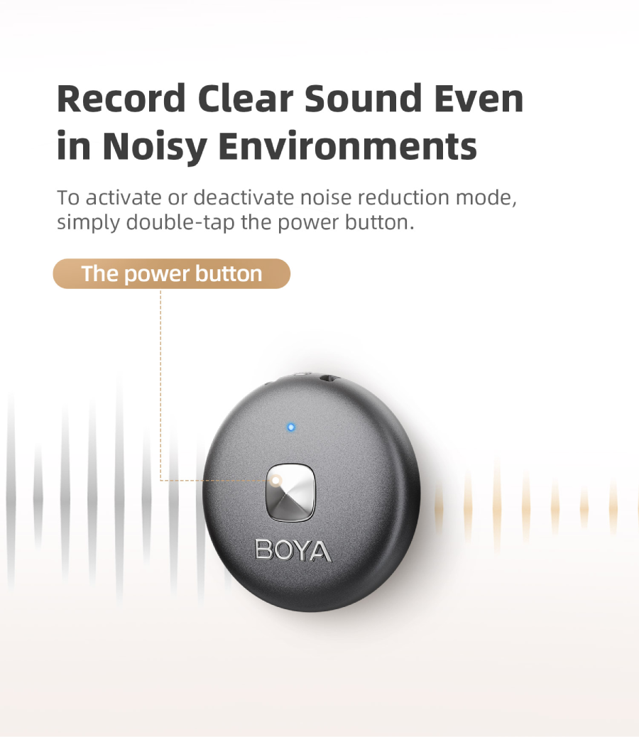 BOYA BY-Omic Dual-channel Stylish Wireless Microphone by  in  - EC MALL