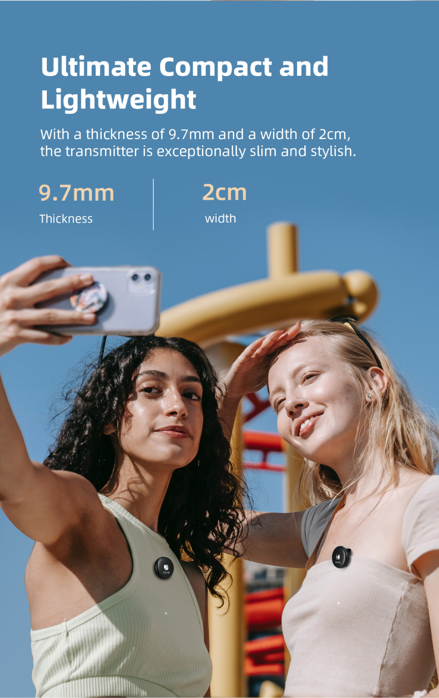 BOYA BY-Omic Dual-channel Stylish Wireless Microphone by  in  - EC MALL