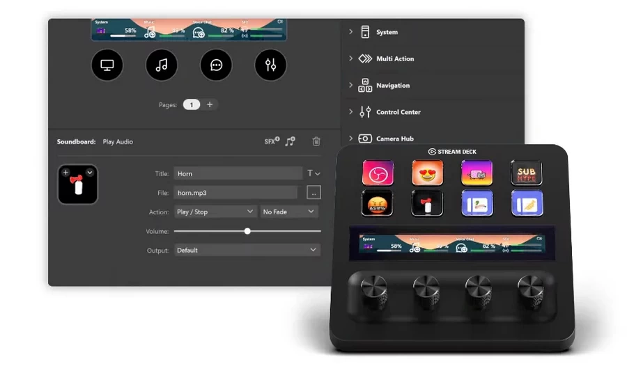Elgato Stream Deck+XLR Controller And Mic Interface (10GBD9921) by in - EC MALL
