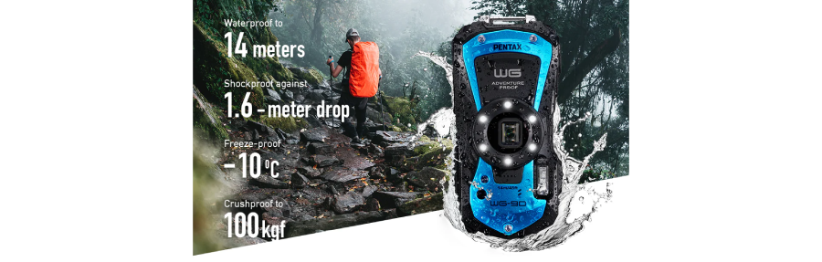 Pentax WG-90 Water Proof Digital Camera by  in  - EC MALL