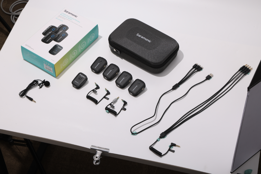 Saramonic Blink500 T4 Wireless Mic System with 4 Independent Channels (1RX+4TX ) by  in  - EC MALL