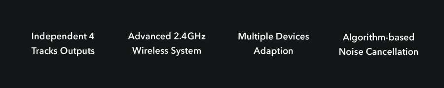 Saramonic Blink500 T4 Wireless Mic System with 4 Independent Channels (1RX+4TX ) by  in  - EC MALL