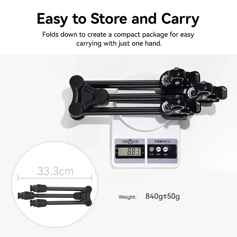 Ulanzi AT02 Portable Tripod Dolly Baseplate T053 by  in  - EC MALL