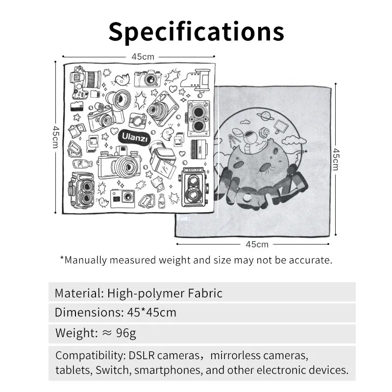 Ulanzi C068 - C069 ผ้าห่อกล้องและเลนส์ ลายใหม่ สดใสกว่าเดิม by  in  - EC MALL