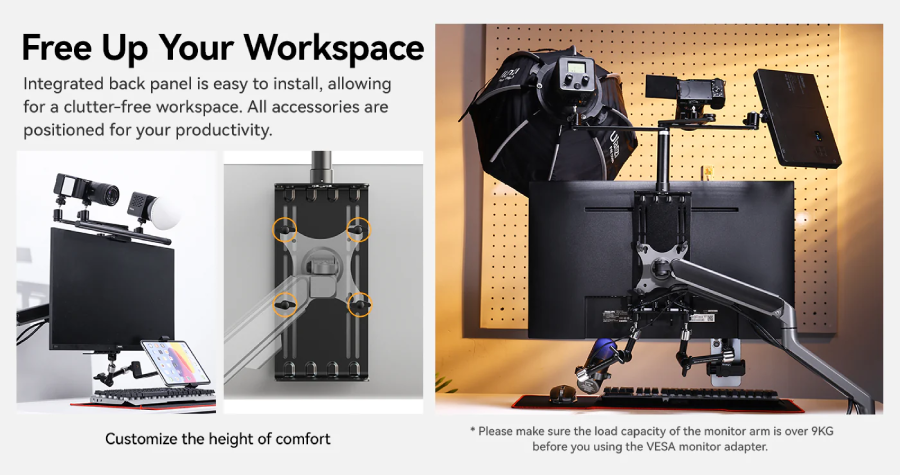 Ulanzi VS01 Monitor VESA Expension Bracket by  in  - EC MALL