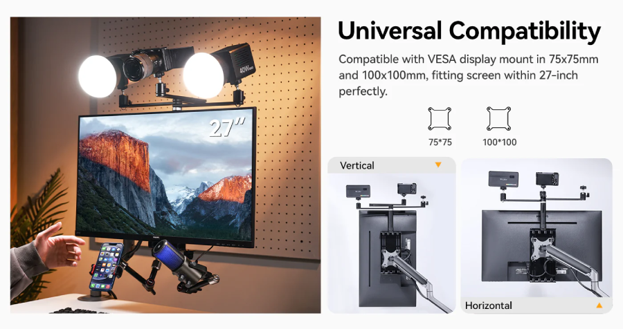 Ulanzi VS01 Monitor VESA Expension Bracket by  in  - EC MALL
