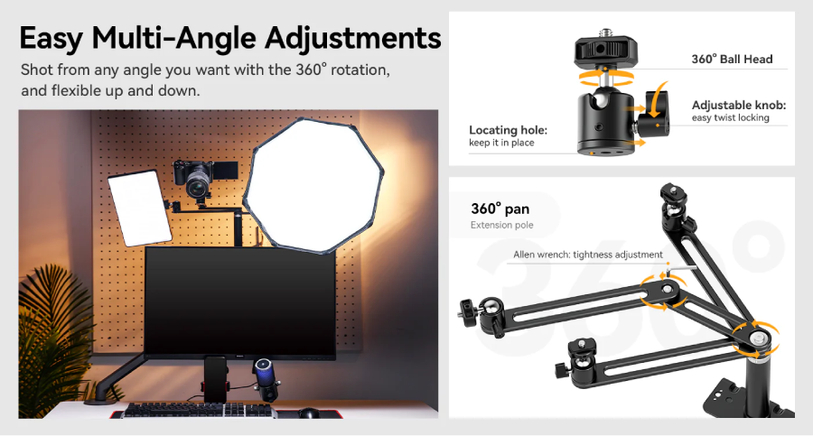 Ulanzi VS01 Monitor VESA Expension Bracket by  in  - EC MALL