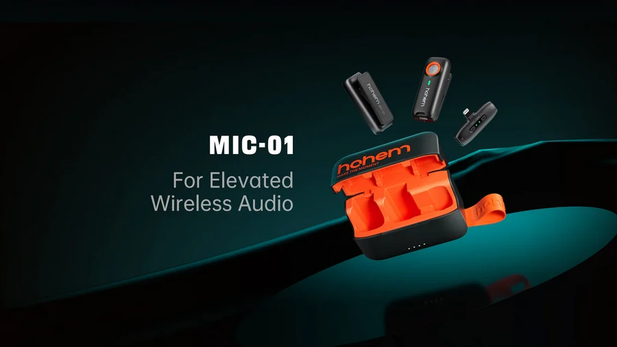 Hohem Microphone MIC-01 Wireless Microphone (2TX+1RX+Charging Case) by  in  - EC MALL