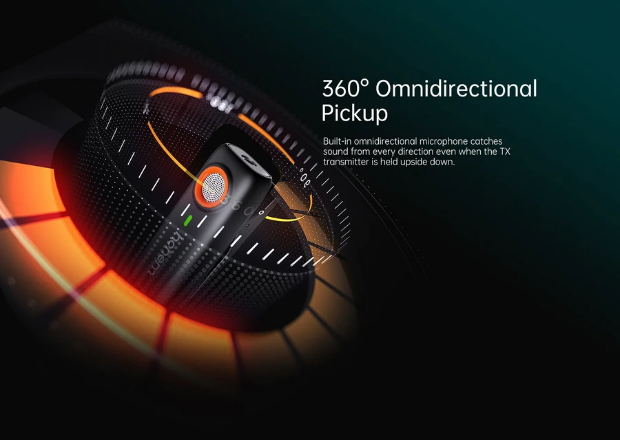 Hohem Microphone MIC-01 Wireless Microphone (2TX+1RX+Charging Case) by  in  - EC MALL