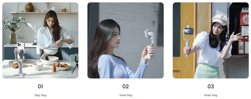 Hohem iSteady XE 3-Axis Smartphone Gimbal With Magnetic Fill Light by  in  - EC MALL