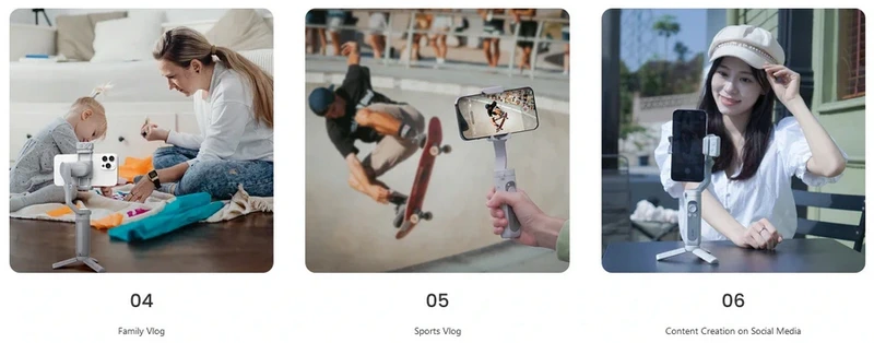 Hohem iSteady XE 3-Axis Smartphone Gimbal With Magnetic Fill Light by  in  - EC MALL