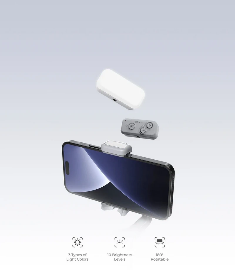 Hohem iSteady XE 3-Axis Smartphone Gimbal With Magnetic Fill Light by  in  - EC MALL