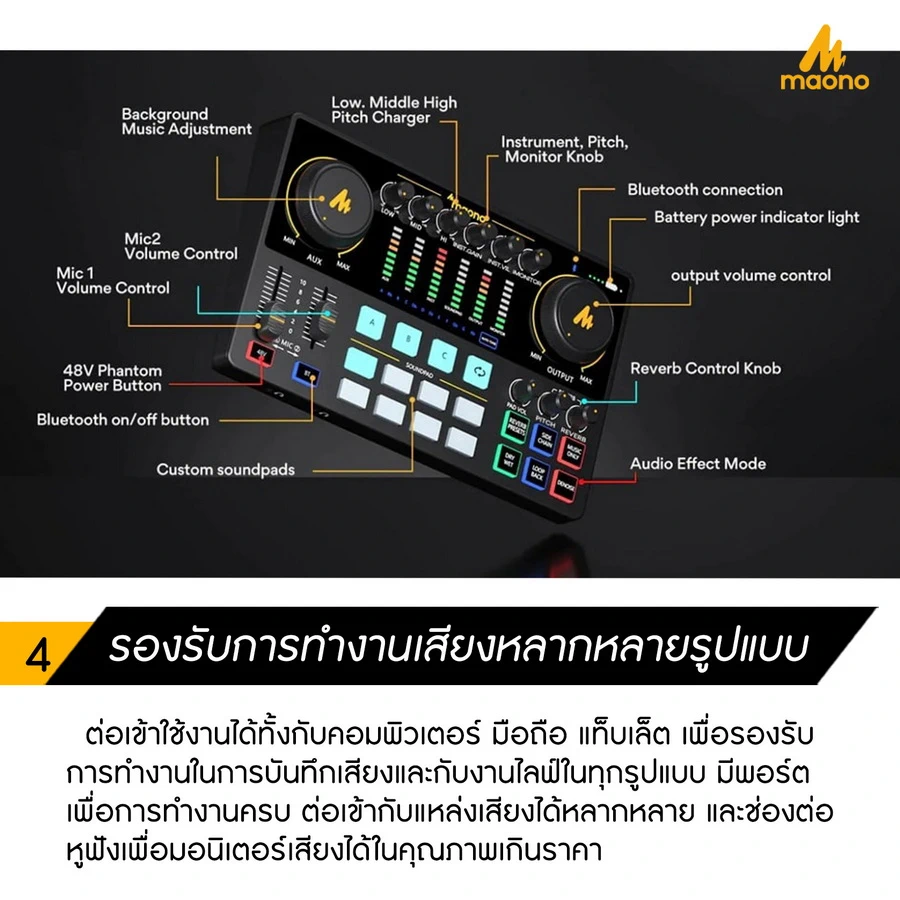 MaonoCaster AME2A Integrated Audio Production Studio by  in  - EC MALL