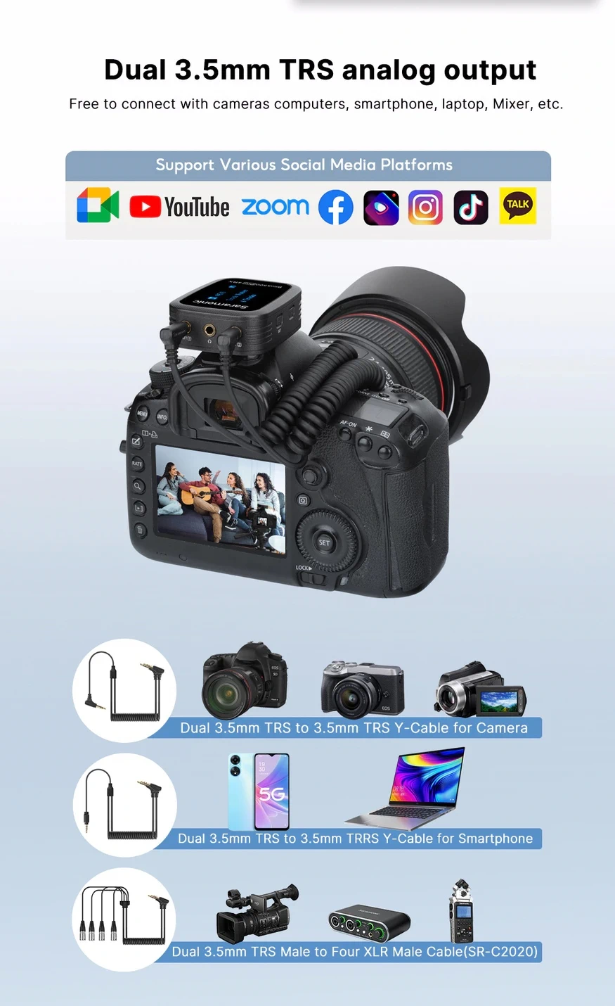 Saramonic Blink500 ProX B8 Wireless Microphone by  in  - EC MALL