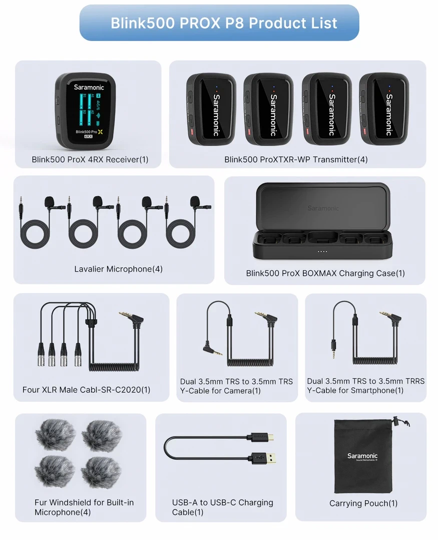 Saramonic Blink500 ProX B8 Wireless Microphone by  in  - EC MALL