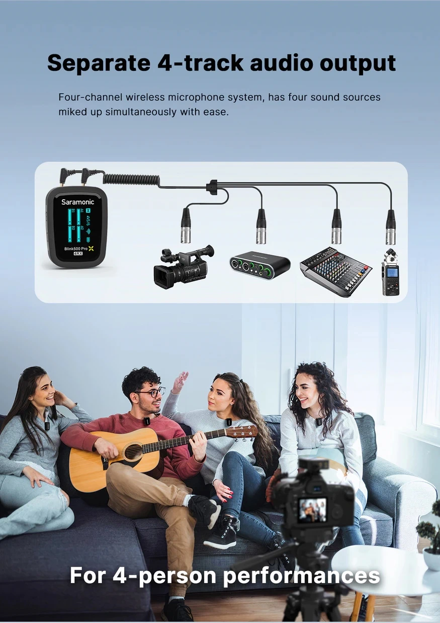 Saramonic Blink500 ProX B8 Wireless Microphone by  in  - EC MALL