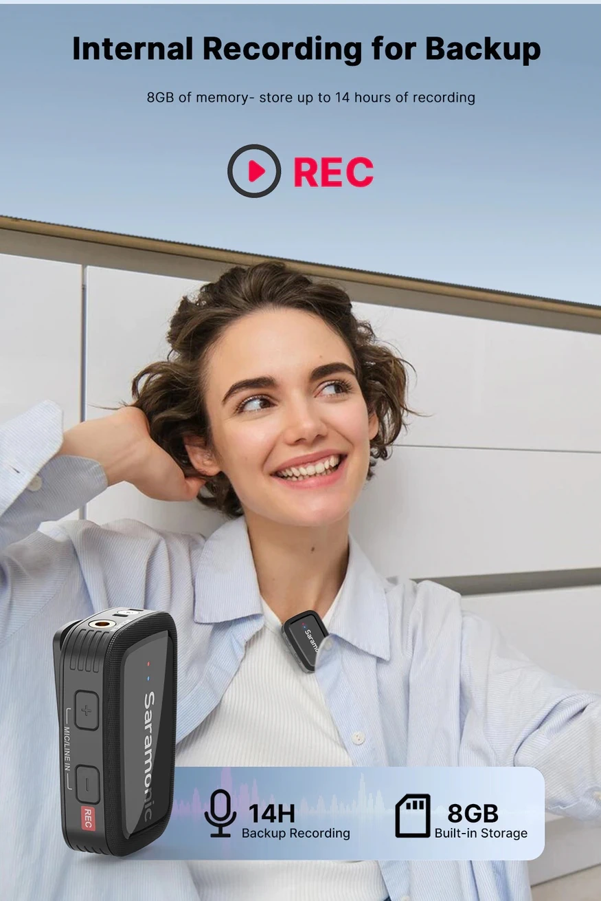 Saramonic Blink500 ProX B8 Wireless Microphone by  in  - EC MALL