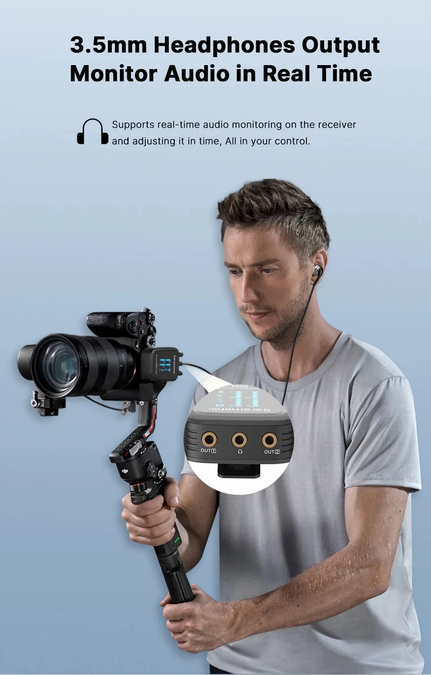 Saramonic Blink500 ProX B8 Wireless Microphone by  in  - EC MALL