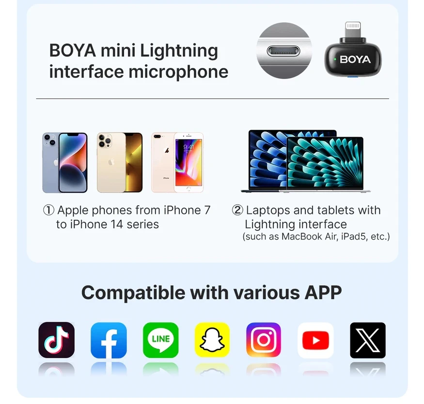 BOYA MINI Wireless Microphone by  in  - EC MALL