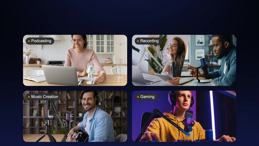 Comica Ejoy Uni Pro (D) Black by  in  - EC MALL