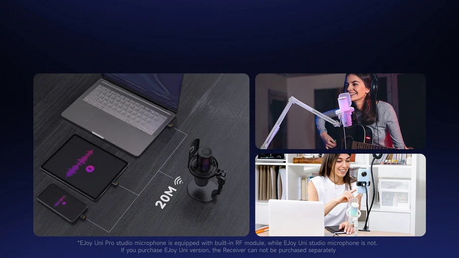 Comica Ejoy Uni Pro (D) Black by  in  - EC MALL